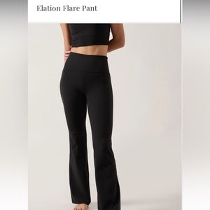 Athleta Elation Flare Leggings - Black - Good as new